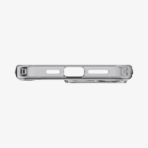 ACS07209 - iPhone 15 Series Ultra Hybrid Case in Natural Titanium showing the back